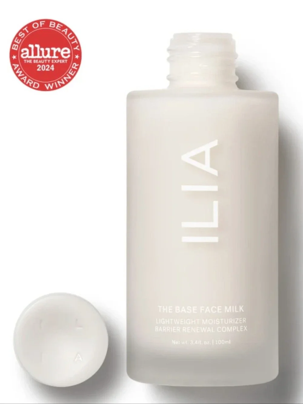 ILIA The Base Face Milk Lightweight Moisturizer, 100ml (Full Size), NIB